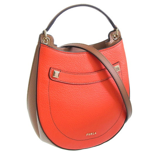 フルラ バッグ レディース クロスボディ 2WAYバッグ ハンドバッグ アウトレット レザー オレンジ AFRODITE MINI CROSSBODY WB00634BX03351736S FURLA 母の日　土日祝も毎日発送します