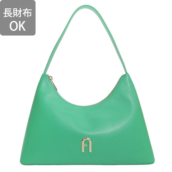 フルラ バッグ レディース ショルダーバッグ ハンドバッグ アウトレット レザー グリーン ディアマンテ スモール ワンハンドル FURLA DIAMANTE SHOULDER S WB00782AX07332001S 母の日　土日祝も毎日発送します