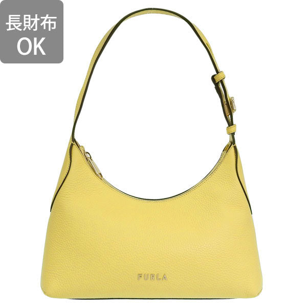 フルラ バッグ レディース ハンドバッグ アウトレット レザー イエロー ダナエ Sサイズ ホーボーバッグ DANAE S HOBO WB00799BX09292373S FURLA 母の日　土日祝も毎日発送します