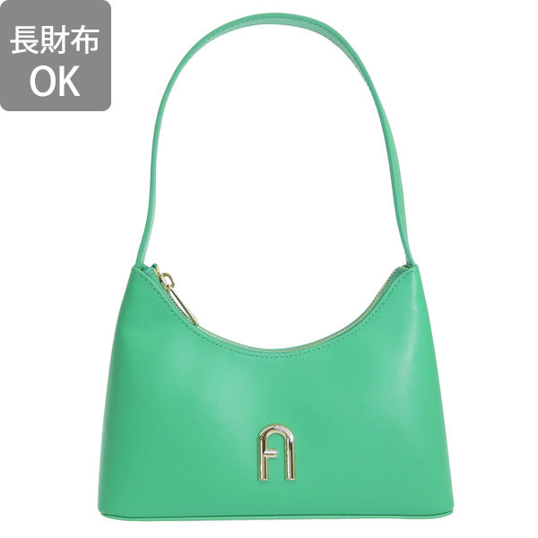 フルラ バッグ レディース ショルダーバッグ ハンドバッグ アウトレット レザー グリーン ディアマンテ ホーボー FURLA DIAMANTE SHOULDER MINI WB00863AX07332001S 母の日　土日祝も毎日発送します