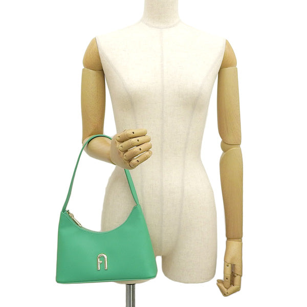 フルラ バッグ レディース ショルダーバッグ ハンドバッグ アウトレット レザー グリーン ディアマンテ ホーボー FURLA DIAMANTE SHOULDER MINI WB00863AX07332001S 母の日　土日祝も毎日発送します