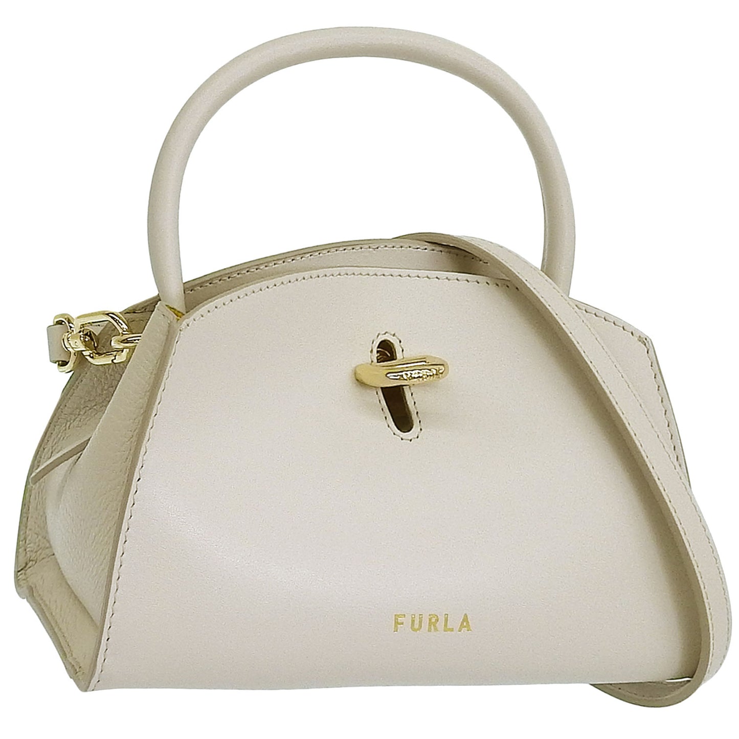 フルラ バッグ レディース 2WAY ショルダーバッグ ハンドバッグ レザー ホワイト ジェネシー GENESI MINI TOTE WB00869BX00531704S FURLA