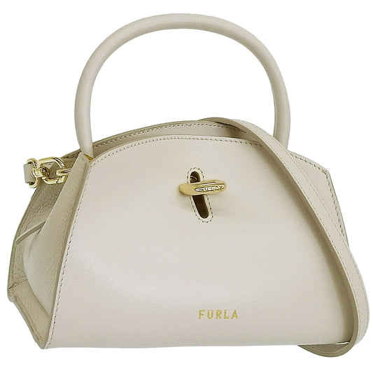 フルラ バッグ レディース 2WAY ショルダーバッグ ハンドバッグ レザー ホワイト ジェネシー GENESI MINI TOTE WB00869BX00531704S FURLA