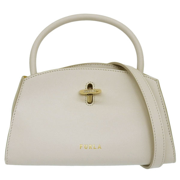 フルラ バッグ レディース 2WAY ショルダーバッグ ハンドバッグ レザー ホワイト ジェネシー GENESI MINI TOTE WB00869BX00531704S FURLA