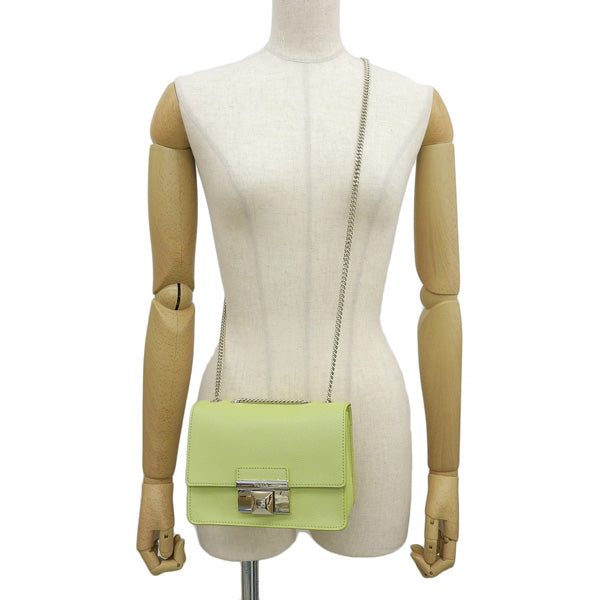 フルラ バッグ レディース チェーン ショルダーバッグ アウトレット レザー グリーン ヴェネレ ベネレ VENERE CROSSBODY MINI WB00936BX03062371S FURLA 母の日　土日祝も毎日発送します