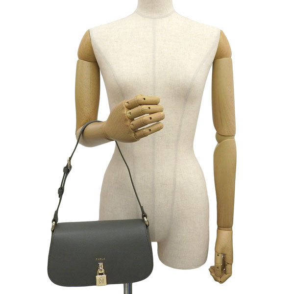 フルラ バッグ レディース ショルダーバッグ アウトレット レザー グレー ARTEMIS CROSSBODY M BAG WB01036BX03062376S FURLA 母の日　土日祝も毎日発送します