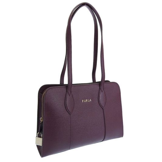 フルラ バッグ レディース トートバッグ アウトレット レザー ワイン VITTORIA BUSINESS M TOTE WB01081BX03062367S FURLA 母の日　土日祝も毎日発送します