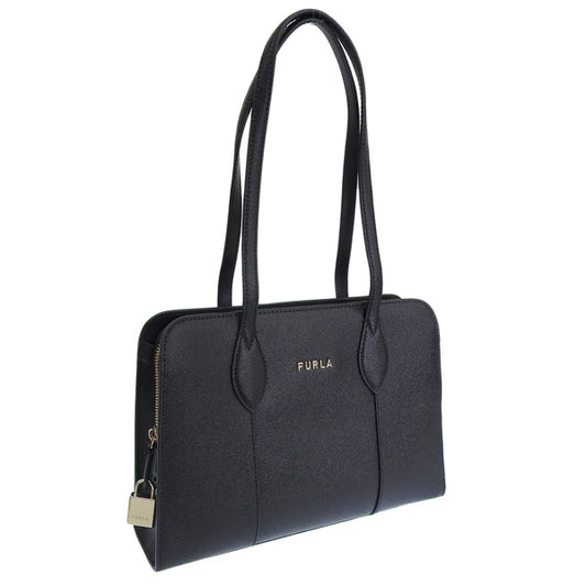 フルラ バッグ レディース トートバッグ アウトレット レザー ブラック VITTORIA BUSINESS M TOTE WB01081BX0306O6000 FURLA 母の日　土日祝も毎日発送します