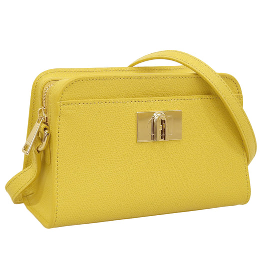 フルラ バッグ レディース ショルダーバッグ アウトレット レザー イエロー FURLA1927 CROSSODY MINI BAG WB01083ARE000HY000