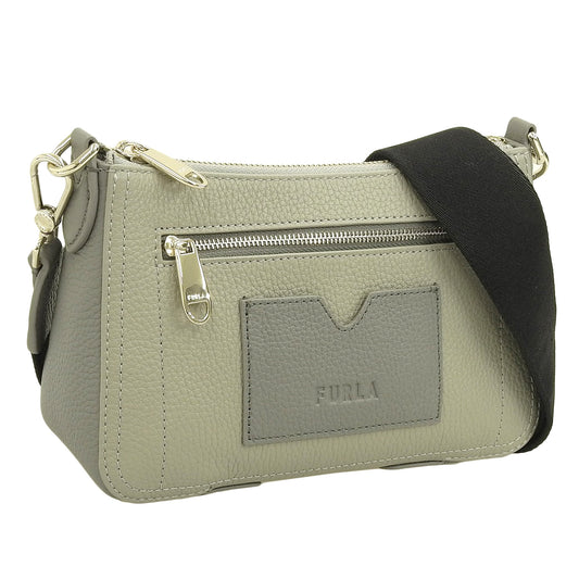 フルラ バッグ レディース ショルダーバッグ アウトレット レザー グレー アテナ FURLA ATENA-CROSSBODY BAG WB01086BX03352423S
