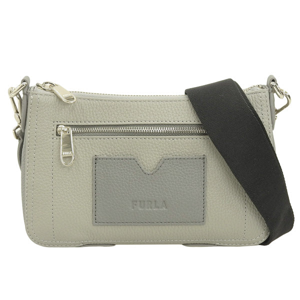 フルラ バッグ レディース ショルダーバッグ アウトレット レザー グレー アテナ FURLA ATENA-CROSSBODY BAG WB01086BX03352423S
