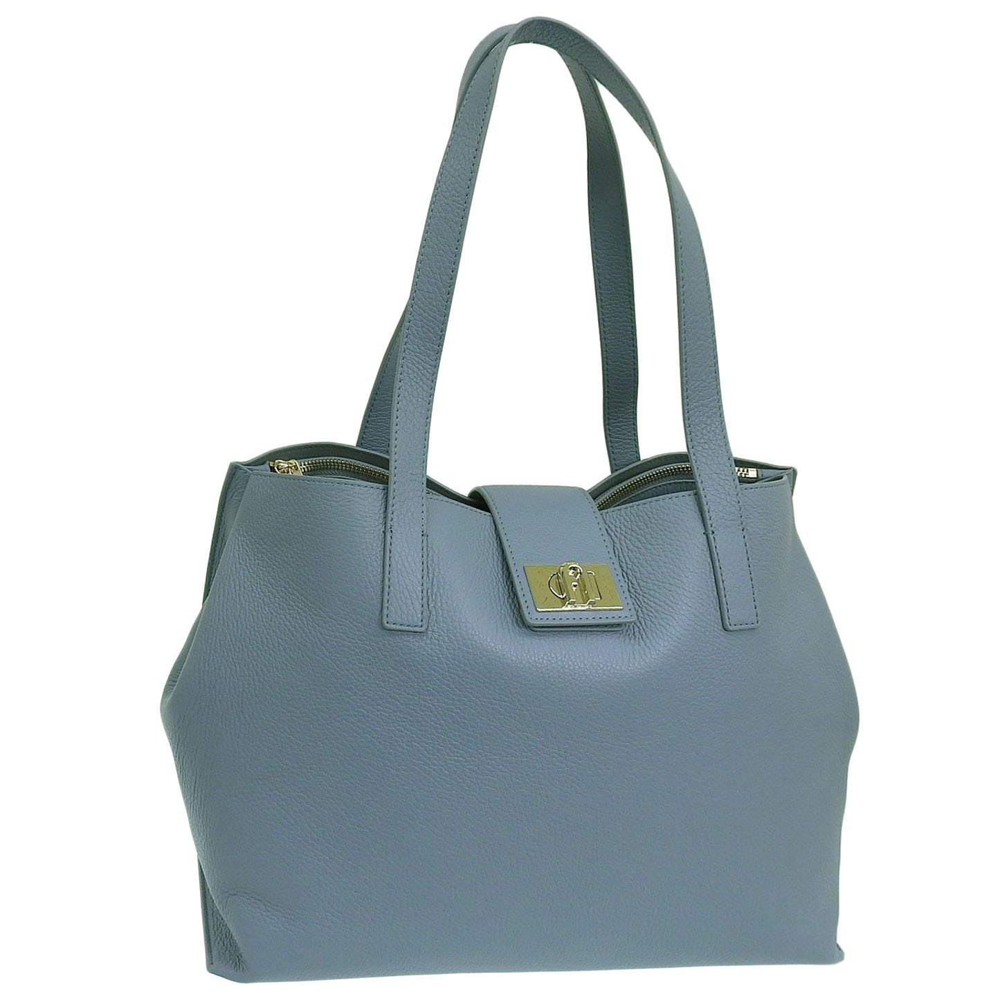 フルラ バッグ レディース トートバッグ アウトレット レザー ブルー FURLA 1927 TOTE L BAG WB01099HSF0002495S A4対応