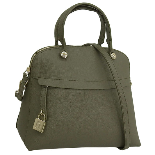 フルラ バッグ レディース 2WAY トートバッグ ショルダーバッグ アウトレット カーキグレー FURLA CLASSIC-M DOME BAG WB01285BX03062810S
