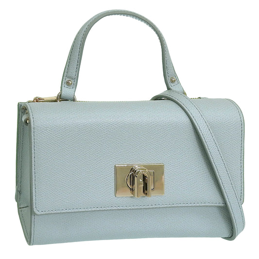 フルラ バッグ レディース 2WAY ショルダーバッグ ハンドバッグ アウトレット レザー ライトブルー FURLA 1927 MINI CROSSBODY BAG WE00235ARE000AR300