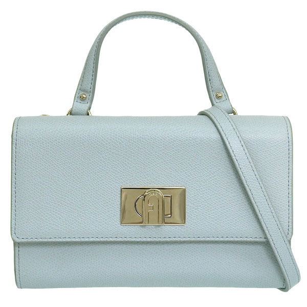 フルラ バッグ レディース 2WAY ショルダーバッグ ハンドバッグ アウトレット レザー ライトブルー FURLA 1927 MINI CROSSBODY BAG WE00235ARE000AR300