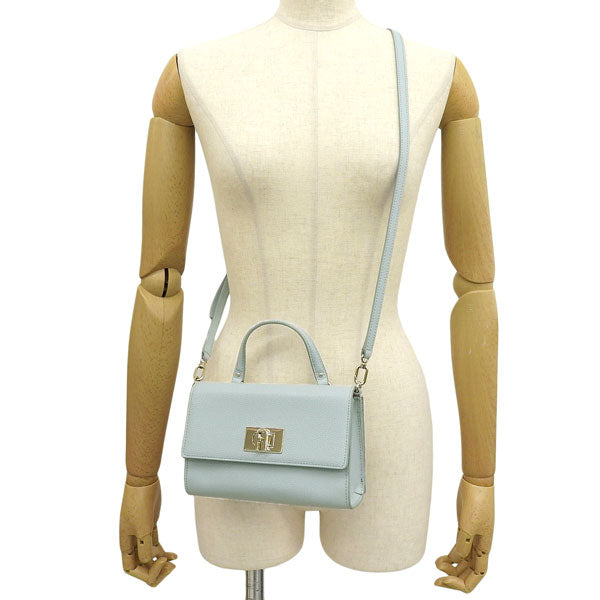 フルラ バッグ レディース 2WAY ショルダーバッグ ハンドバッグ アウトレット レザー ライトブルー FURLA 1927 MINI CROSSBODY BAG WE00235ARE000AR300
