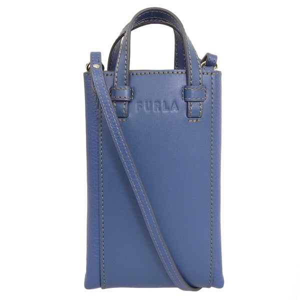 フルラ バッグ レディース ショルダーバッグ 2WAYバッグ ハンドバッグ レザー ブルー FURLA MIASTELLA MINI VERTICAL CROSSBODY WE00289BX00531785S FURLA 母の日　土日祝も毎日発送します