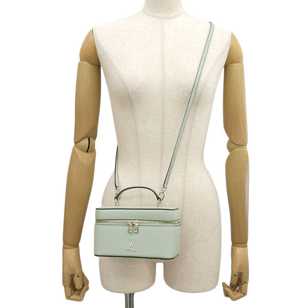 フルラ バッグ レディース ショルダーバッグ ハンドバッグ 2WAY アウトレット レザー グリーン カメリア FURLA CAMELIA-CROSSBODY VANITY CASE WE00361ARE000FEL00
