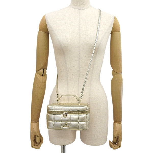 フルラ バッグ レディース ショルダーバッグ ハンドバッグ 2WAY アウトレット ゴールドメタル カメリア FURLA CAMELIA-CROSSBODY VANITY CASE WE00361BX1605CHA00 FURLA