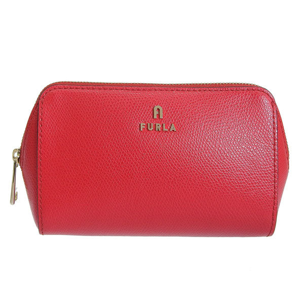 フルラ コスメポーチ 化粧ポーチ レディース アウトレット レザー レッド カメリア FURLA CAMELIA WE00449ARE0002673S
