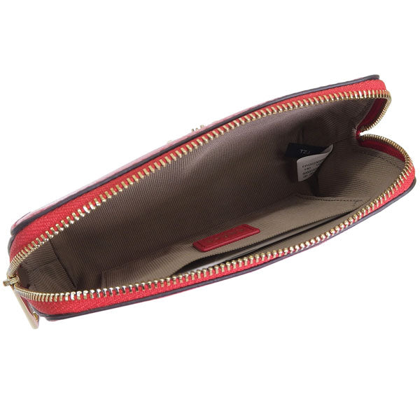 フルラ コスメポーチ 化粧ポーチ レディース アウトレット レザー レッド カメリア FURLA CAMELIA WE00449ARE0002673S