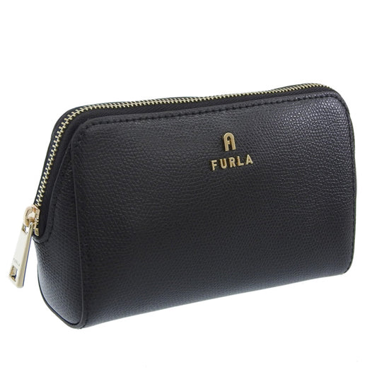 フルラ 小物 レディース ポーチ レザー ブラック FURLA CAMELIA M COSMETIC CASE WE00449ARE000O6000 FURLA 母の日　土日祝も毎日発送します