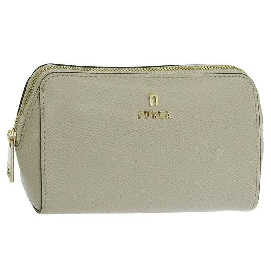 フルラ コスメポーチ 化粧ポーチ レディース レザー ベージュ カメリア FURLA CAMELIA M COSMETIC CASE WE00449ARE000VAN00