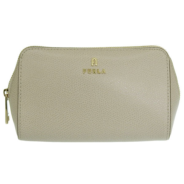 フルラ コスメポーチ 化粧ポーチ レディース レザー ベージュ カメリア FURLA CAMELIA M COSMETIC CASE WE00449ARE000VAN00