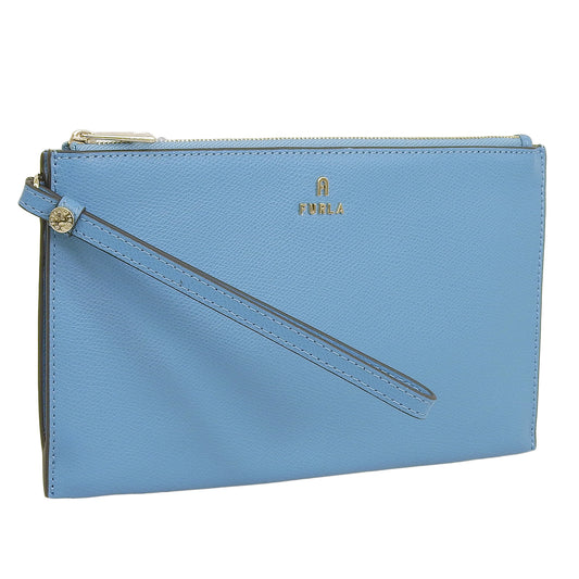 フルラ ポーチ レディース アウトレット レザー ブルー カメリア FURLA CAMELIA ENVELOPE S WE00451ARE0002254S