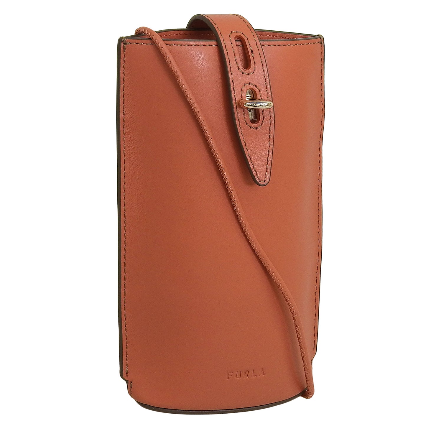 フルラ バッグ レディース ショルダーバッグ レザー オレンジ MINI VERTICAL CROSSBODY WE00483AX0733CL000 FURLA