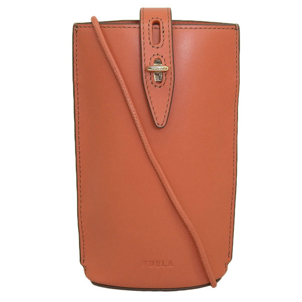 フルラ バッグ レディース ショルダーバッグ レザー オレンジ MINI VERTICAL CROSSBODY WE00483AX0733CL000 FURLA