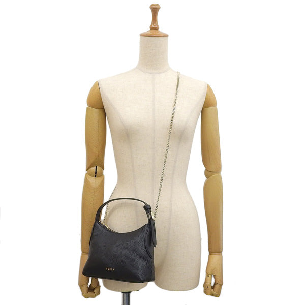 フルラ バッグ レディース 2WAY ハンドバッグ アウトレット レザー ブラック DANAE CROSSBODY MINI WE00494BX0929O6000 FURLA 母の日　土日祝も毎日発送します