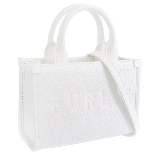 フルラ バッグ レディース ショルダーバッグ トートバッグ 2WAY アウトレット マイクロバッグ 小さめ ミニ コンパクト レザー ホワイト NIOBE-TOTE MICRO BAG WE00536BX092901B00 FURLA