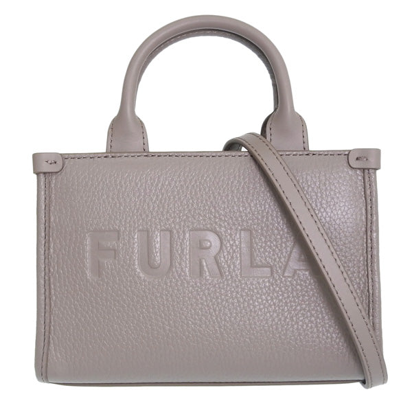 フルラ バッグ レディース ショルダーバッグ トートバッグ 2WAY アウトレット マイクロバッグ 小さめ ミニ コンパクト レザー グレー NIOBE-TOTE MICRO BAG WE00536BX09292572S FURLA