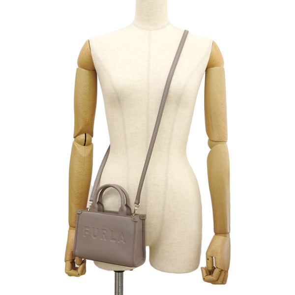 フルラ バッグ レディース ショルダーバッグ トートバッグ 2WAY アウトレット マイクロバッグ 小さめ ミニ コンパクト レザー グレー NIOBE-TOTE MICRO BAG WE00536BX09292572S FURLA