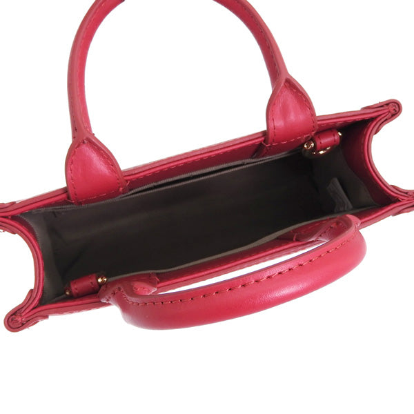 フルラ バッグ レディース ショルダーバッグ トートバッグ 2WAY アウトレット マイクロバッグ 小さめ ミニ コンパクト レザー ダークピンク NIOBE-TOTE MICRO BAG WE00536BX09299G000 FURLA