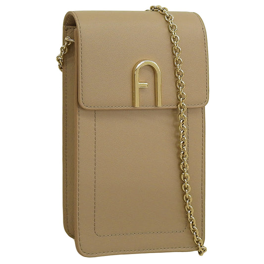 フルラ バッグ レディース ショルダーバッグ 縦型 レザー ベージュ フロー FLOW VERTICAL CROSSBODY WE00543BX20451257S FURLA