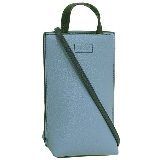 フルラ バッグ レディース ショルダーバッグ 縦型 レザー ブルー カメリア CAMELIA VERTICAL CROSSBODY WE00569HSC0002743S FURLA