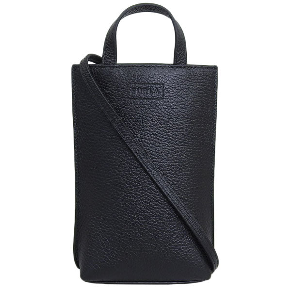 フルラ バッグ レディース ショルダーバッグ 縦型 レザー ブラック カメリア CAMELIA VERTICAL CROSSBODY WE00569HSF000O6000 FURLA