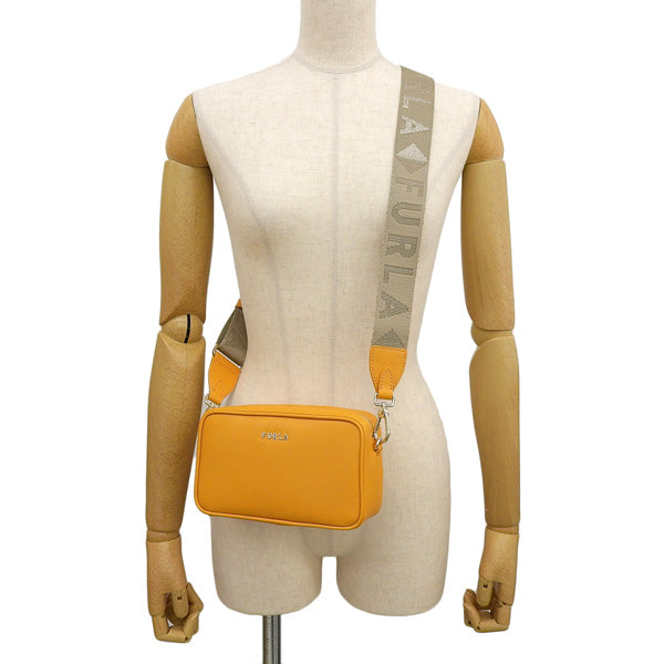 フルラ バッグ レディース ショルダーバッグ アウトレット レザー イエロー FURLA CLASSIC CROSSBODY MINI BAG WE00600BX28272965S