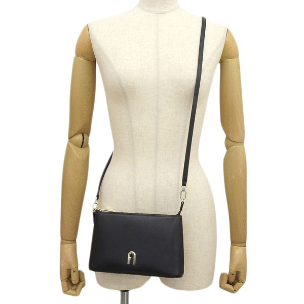 フルラ バッグ レディース ショルダーバッグ レザー ブラック ディアマンテ FURLA DIAMANTE MINI CROSSBODY WE00615AX0733O6000