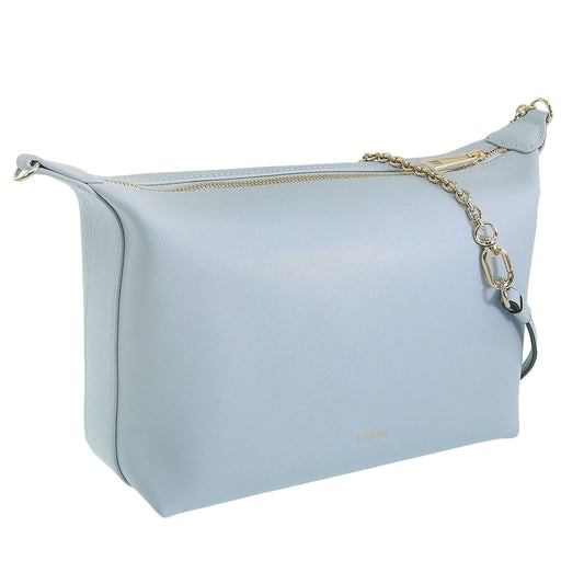 フルラ バッグ レディース 2WAY ショルダーバッグ アウトレット レザー ブルーグレー ヌヴォラ FURLA NUVOLA MINI CROSSBODY HOBO WE00662BX310455000