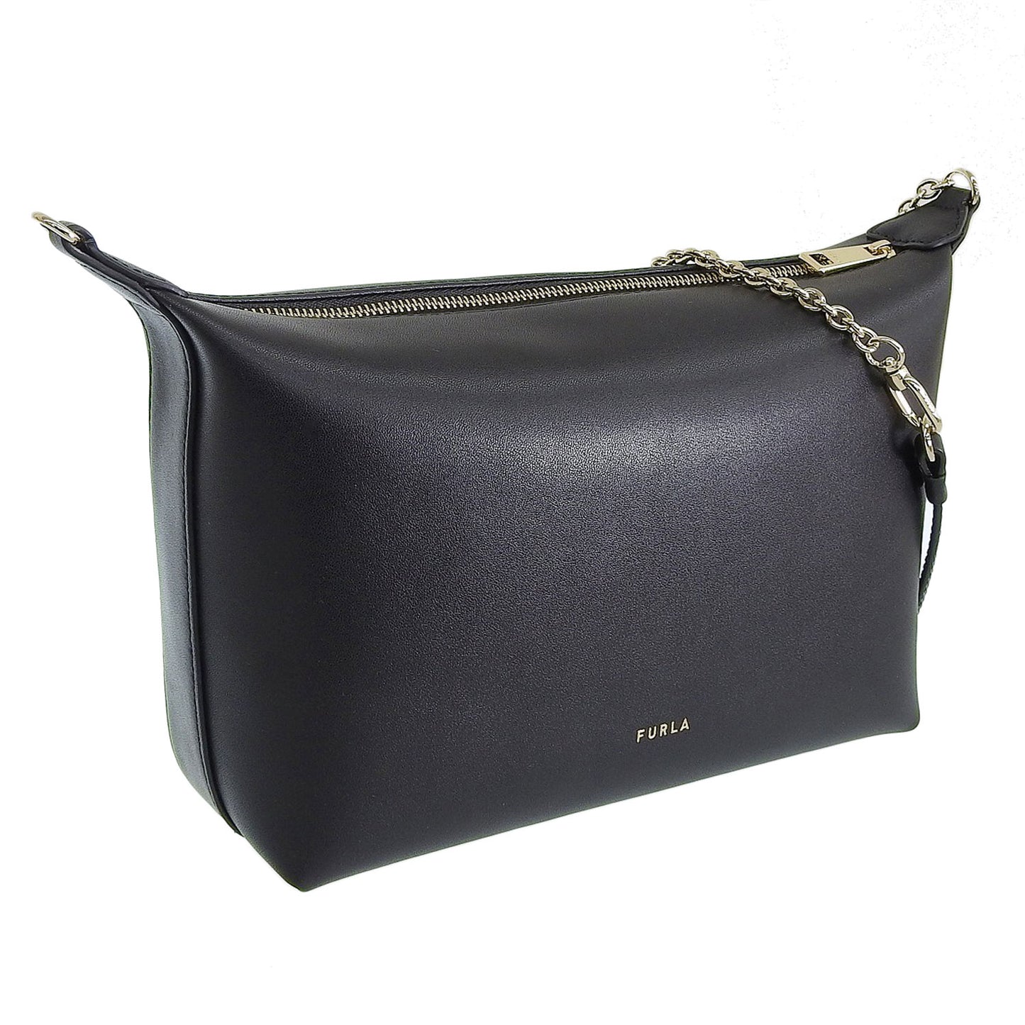 フルラ バッグ レディース 2WAY ショルダーバッグ アウトレット レザー ブラック ヌヴォラ FURLA NUVOLA MINI CROSSBODY HOBO WE00662BX3104O6000