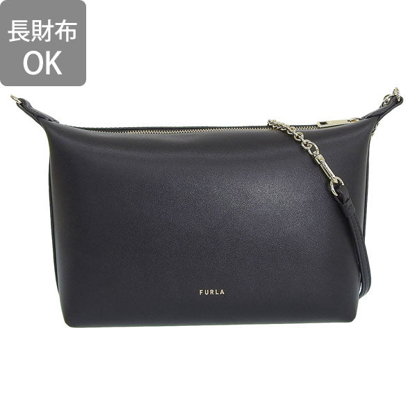 フルラ バッグ レディース 2WAY ショルダーバッグ アウトレット レザー ブラック ヌヴォラ FURLA NUVOLA MINI CROSSBODY HOBO WE00662BX3104O6000
