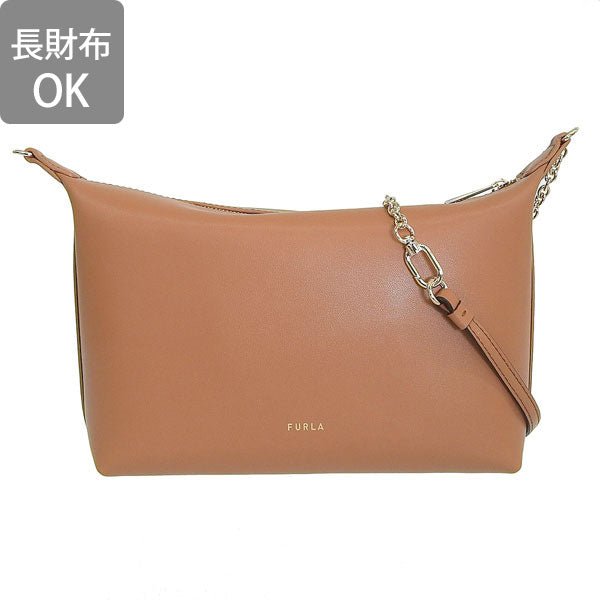 フルラ バッグ レディース 2WAY ショルダーバッグ アウトレット レザー ブラウン ヌヴォラ FURLA NUVOLA MINI CROSSBODY HOBO WE00662BX3104RY000