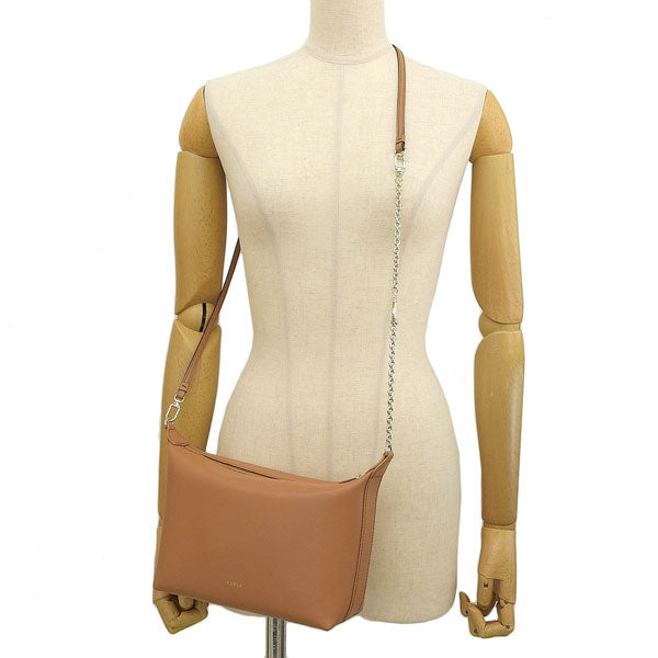 フルラ バッグ レディース 2WAY ショルダーバッグ アウトレット レザー ブラウン ヌヴォラ FURLA NUVOLA MINI CROSSBODY HOBO WE00662BX3104RY000