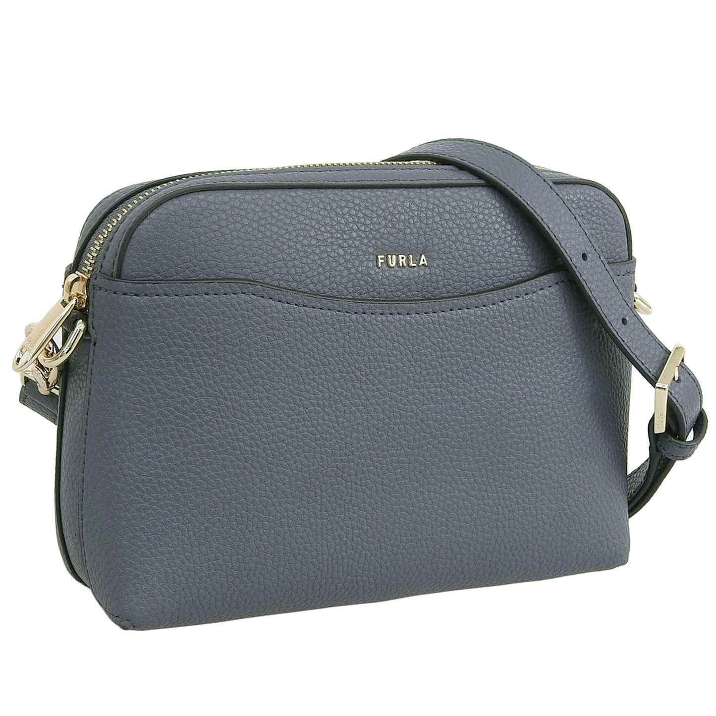フルラ バッグ レディース ショルダーバッグ アウトレット レザー ダークグレー FURLA GEA CROSSBODY XL POUCH WE00670BX030525K00
