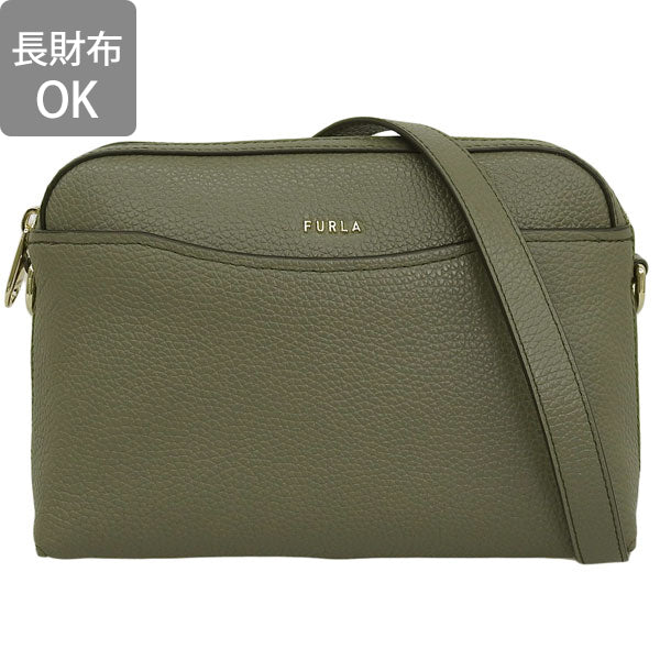 フルラ バッグ レディース ショルダーバッグ アウトレット カーキグレー FURLA GEA-CROSSBODY XL POUCH WE00670BX03052810S