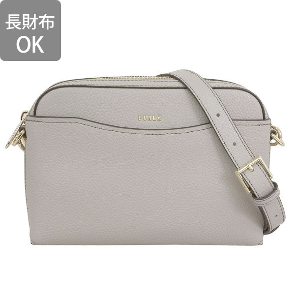 フルラ バッグ レディース ショルダーバッグ アウトレット レザー グレー FURLA GEA CROSSBODY XL POUCH WE00670BX03053291S