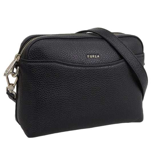フルラ バッグ レディース ショルダーバッグ アウトレット レザー ブラック FURLA GEA CROSSBODY XL POUCH WE00670BX0305O6000